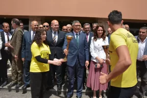 محافظ الجيزة يوقِد الشعلة إيذانًا ببدء احتفالات المحافظة بعيدها القومي ٣١ مارس 26 - جريدة المساء