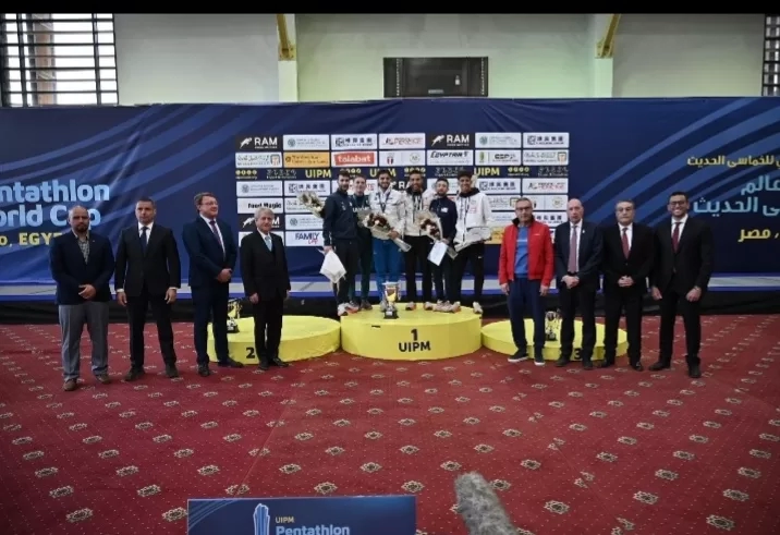 مهند شعبان يتوج ببرونزية كأس العالم للخماسي الحديث رجال 19 - جريدة المساء