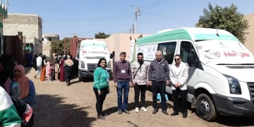 تقديم الخدمات الطبية لعدد 1245 مواطنا خلال قافلة بقرية بنى موسي بأبوقرقاص 1 - جريدة المساء