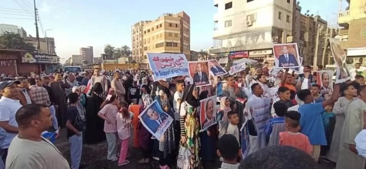 مسيرة حاشدة لأهالي أسوان رافضين تهجير اهل غزة 19 - جريدة المساء