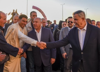 وزير الصناعة والنقل ومحافظ الإسكندرية يتفقدان مشروع انشاء محور تقاطع طريق حسن علام بمدينة برج العرب مع مسار القطار الكهربائى السريع 31 - جريدة المساء