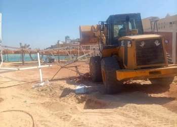 حملة إزالة مكبرة لمباني مخالفة داخل شاطئ (4 الاستثماري) بالغردقة 27 - جريدة المساء