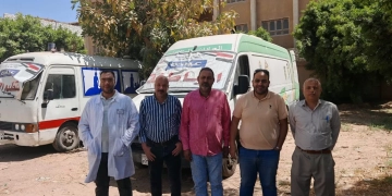 فحص وتوفيرالعلاج لــ 1440حالة  في 8 تخصصات...وتقديم  4100خدمة طبية بقافلة بقرية العواونة باهناسيا.  1 - جريدة المساء