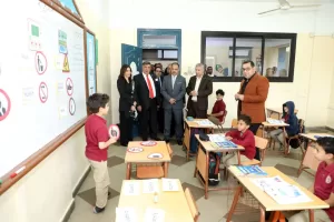 محافظ الشرقية يزور مجموعة مدارس الفؤاد الدولية للغات ويُتابع سير اليوم الدراسي بالفصول المدرسية ويشهد عروضاً فنية ورياضية 53 - جريدة المساء