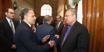 محافظ الشرقية يُشارك في إحتفال الطائفة الإنجيلية بعيد القيامة المجيد 1 - جريدة المساء