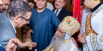 "الشعب الجمهوري" بالفيوم يزور كنيسة مار جرجس لتهنئة الإخوة الأقباط بعيد القيامة المجيد 1 - جريدة المساء