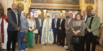 وفد "الشعب الجمهوري" يهنئ أقباط الجيزة بعيد القيامة المجيد في أجواء من المحبة والوحدة الوطنية 1 - جريدة المساء