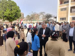 وكيل أول الوزارة يتفقد مدارس ههيا التعليمية ويشيد بانضباط العملية التعليمية وتكامل الجهود 28 - جريدة المساء