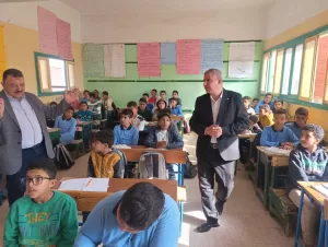 وكيل أول الوزارة يتفقد مدارس ههيا التعليمية ويشيد بانضباط العملية التعليمية وتكامل الجهود 22 - جريدة المساء