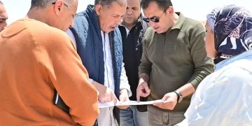 رئيس جهاز تنمية العاشر من رمضان يتفقد مشروع جنوب المدينة الصناعي لمتابعة تنفيذ البنية التحتية 2 - جريدة المساء رئيس جهاز تنمية العاشر من رمضان يتفقد مشروع جنوب المدينة الصناعي لمتابعة تنفيذ البنية التحتية 1 - جريدة المساء