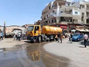 حلوان تواصل حملات الانضباط والنظافة.. إزالة الإشغالات ورفع كفاءة الشوارع والميادين 21 - جريدة المساء