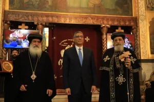 البابا تواضروس الثاني ومحافظ الجيزة يفتتحان مبني الخدمات بمطرانية الجيزة للأقباط الأرثوذكس 36 - جريدة المساء