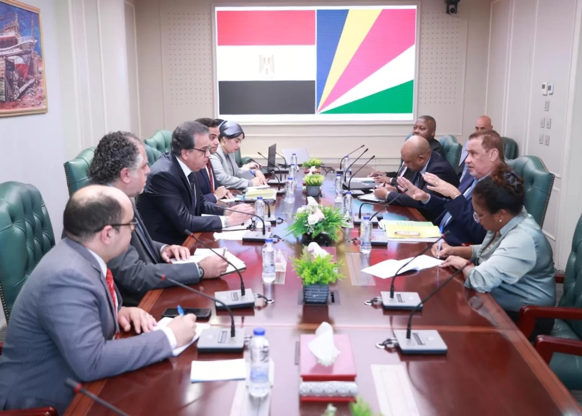 وزير الصحة يستقبل وزير خارجية جمهورية "سيشل" لمناقشة سبل التعاون المشترك 17 - جريدة المساء