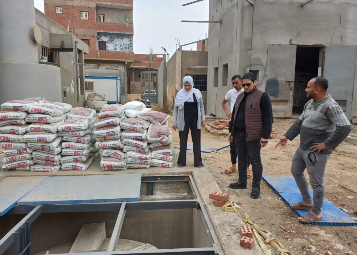 رئيس مياه بني سويف تتفقد الأعمال الجارية بمحطتي كفر ناصر والفقاعي 19 - جريدة المساء