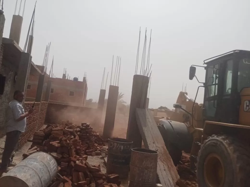 تنفيذ 7 قرارات إزالة لتعديات على أملاك الدولة بقوص 19 - جريدة المساء