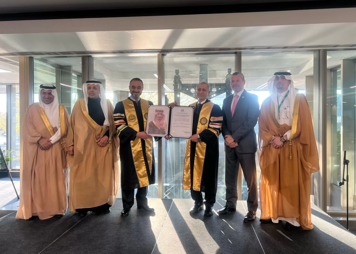 الأكاديمية العربية تمنح الأمير خالد بن بندر الدكتوراه الفخرية في العلوم الإنسانية 19 - جريدة المساء