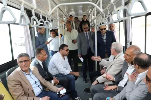 مستشار رئيس الجمهورية للتنمية المحلية ومحافظ الجيزة يتابعان التشغيل التجريبي لمشروع تطوير المنطقة الأثرية للأهرامات 37 - جريدة المساء