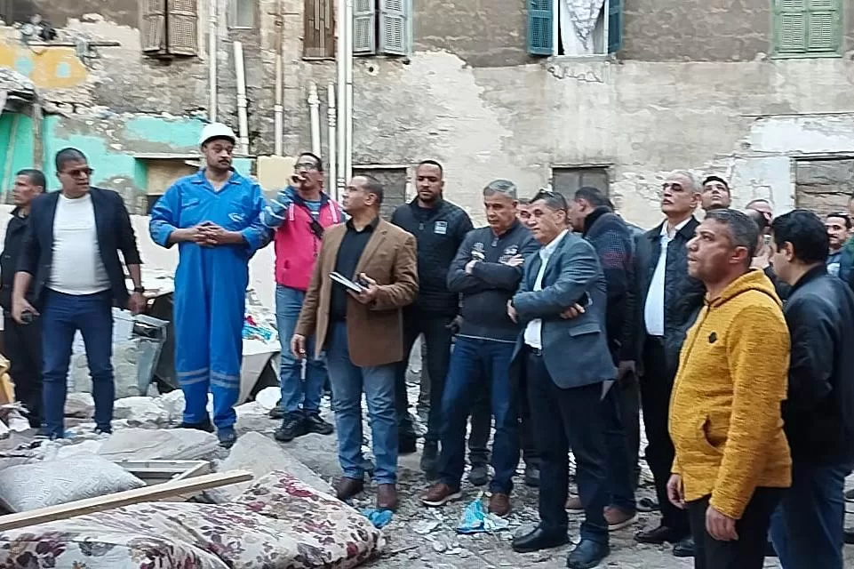 انهيارات متتالية بعقارات منطقة اللبان في الإسكندرية 19 - جريدة المساء