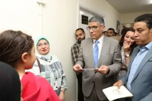 محافظ الجيزة يفتتح الوحدة الصحية بمساكن روضة السودان 40 - جريدة المساء