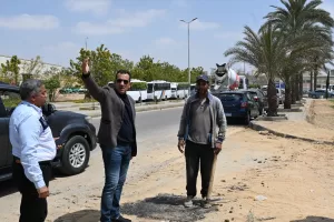 رئيس جهاز تنمية العاشر من رمضان يتفقد أعمال تطوير ورفع كفاءة البنية التحتية بالمنطقة الصناعية 67 - جريدة المساء