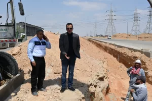 رئيس جهاز تنمية العاشر من رمضان يتفقد أعمال تطوير ورفع كفاءة البنية التحتية بالمنطقة الصناعية 71 - جريدة المساء