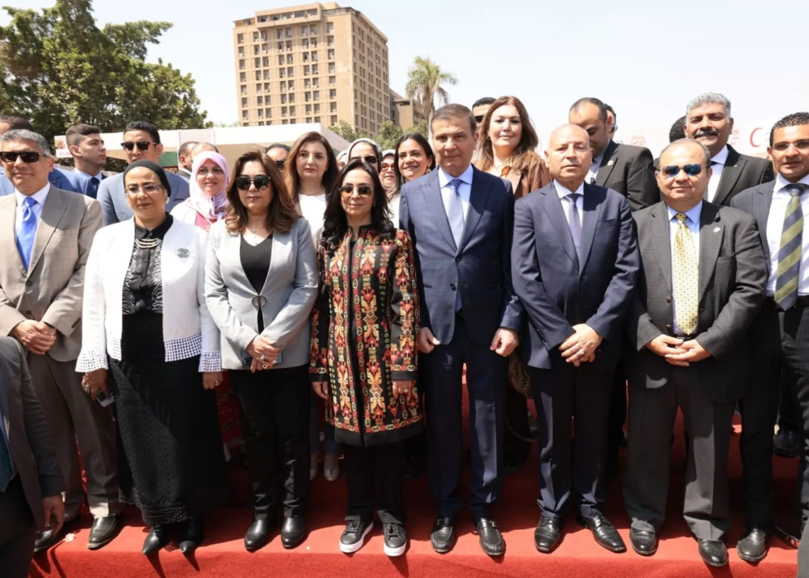 المستشارة أمل عمار تشارك فى افتتاح معرض ديارنا للحرف اليدوية والتراثية بالمتحف الزراعى بالدقى 19 - جريدة المساء