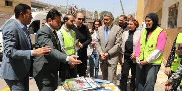 لتوعية الشباب بأضراره.. محافظ الجيزة يشهد فاعلية صندوق مكافحة الإدمان بمساكن روضة السودان 1 - جريدة المساء