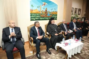 محافظ الجيزة يزور الكنيسة الكاثوليكية لتقديم التهنئة بمناسبة عيد القيامة المجيد 29 - جريدة المساء