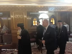 نائب محافظ الجيزة يزور مطرانية الأقباط الأرثوذكس بطموه.. للتهنئة بعيد القيامة المجيد 25 - جريدة المساء