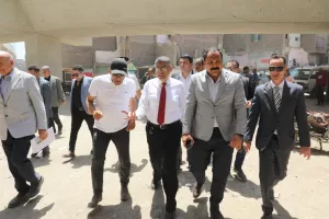 محافظ الجيزة يتفقد أعمال التطوير بالشوارع المحيطة بمستشفى وقسم بولاق الدكرور 29 - جريدة المساء