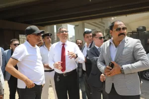 محافظ الجيزة يتفقد أعمال التطوير بالشوارع المحيطة بمستشفى وقسم بولاق الدكرور 27 - جريدة المساء