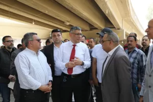 محافظ الجيزة يتفقد أعمال التطوير بالشوارع المحيطة بمستشفى وقسم بولاق الدكرور 25 - جريدة المساء