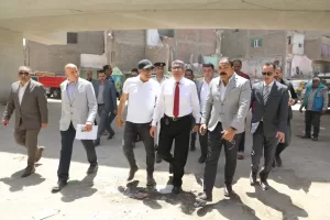 محافظ الجيزة يتفقد أعمال التطوير بالشوارع المحيطة بمستشفى وقسم بولاق الدكرور 21 - جريدة المساء