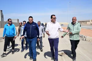 رئيس جهاز تنمية مدينة العاشر من رمضان يتفقد المناطق الصناعية لمتابعة أعمال رفع الكفاءة والتطوير 55 - جريدة المساء