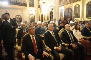 محافظ الجيزة يزور مطرانية الجيزة للأقباط الأرثوذكس للتهنئة بعيد القيامة المجيد 31 - جريدة المساء
