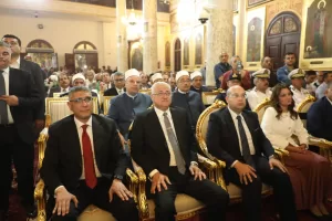 محافظ الجيزة يزور مطرانية الجيزة للأقباط الأرثوذكس للتهنئة بعيد القيامة المجيد 23 - جريدة المساء