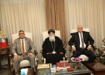 محافظ الجيزة يزور مطرانية الأقباط الأرثوذكس بأكتوبر وأوسيم للتهنئة بعيد القيامة المجيد 23 - جريدة المساء