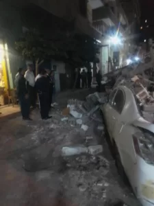 انهيار عقار من طابقين بالزقازيق دون إصابات وتلف 4 سيارات 28 - جريدة المساء