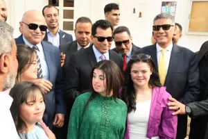 وزير الشباب ومحافظ الجيزة يفتتحان منشآت رياضية جديدة بنادي حدائق الأهرام 25 - جريدة المساء