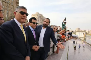بالصور.. وزير الرياضة ومحافظ الجيزة يفتتحان ملاعب نادي الصحفيين 23 - جريدة المساء