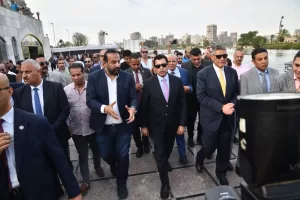 بالصور.. وزير الرياضة ومحافظ الجيزة يفتتحان ملاعب نادي الصحفيين 41 - جريدة المساء