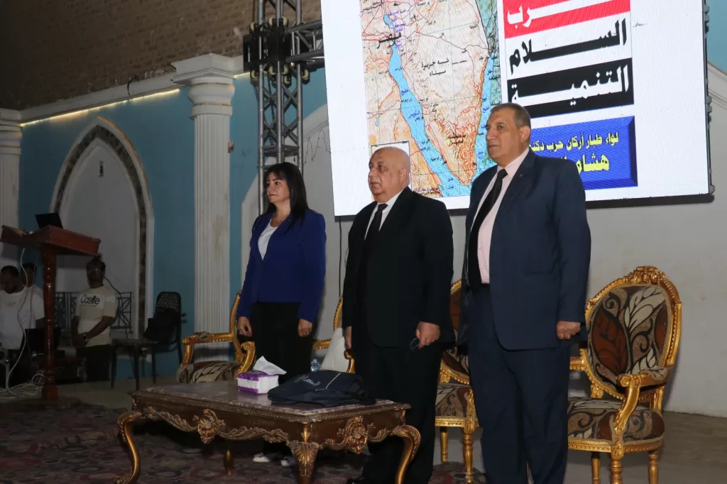 اللواء هشام الحلبى يستعرض تاريخ تحرير سيناء وجهود التنمية فى ندوة تثقيفية بنقادة 25 - جريدة المساء