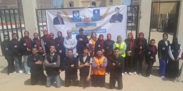 جامعة القناة تشارك في القوافل التأهيلية الشاملة بقرية المحسمة القديمة  1 - جريدة المساء