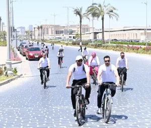 وزير الشباب يطلق شارة بدء ماراثون دراجات جامعة 6 أكتوبر بالعاصمة الإدارية الجديدة 23 - جريدة المساء