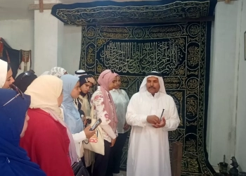 وفد شابات المحافظات الحدودية في زيارة لمتحف التراث السيناوي 17 - جريدة المساء