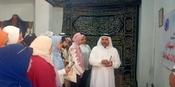 وفد شابات المحافظات الحدودية في زيارة لمتحف التراث السيناوي 1 - جريدة المساء