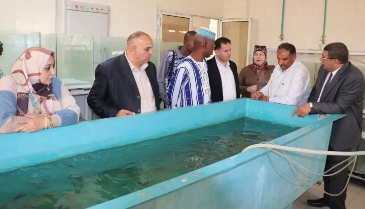 زيارة تفقدية لوفد جامعة نازي بوني بجمهورية بوركينا فاسو للمركزي لبحوث الثروة السمكية 27 - جريدة المساء