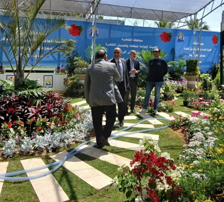 الزراعة اللجنة المنظمة لمعرض زهور الربيع تتابع الاستعدادات النهائية لانطلاق المعرض بعد غدا السبت 19 - جريدة المساء