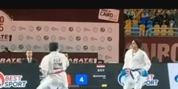 هايدي هشام تفوز بذهبية رابعة في الدوري العالمي للكاراتيه 1 - جريدة المساء