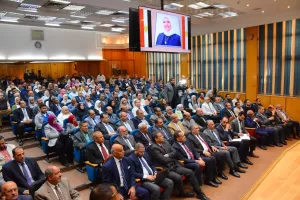 رشا عبدالعال تلتقى العاملين بمأمورية ضرائب بنها وممثلي المجتمع الضريبي بالقليوبية 23 - جريدة المساء